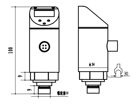 智能压力开关电子结构